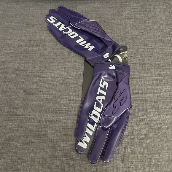 Nike Superbad Football Gloves NCAA Kansas State Wildcats